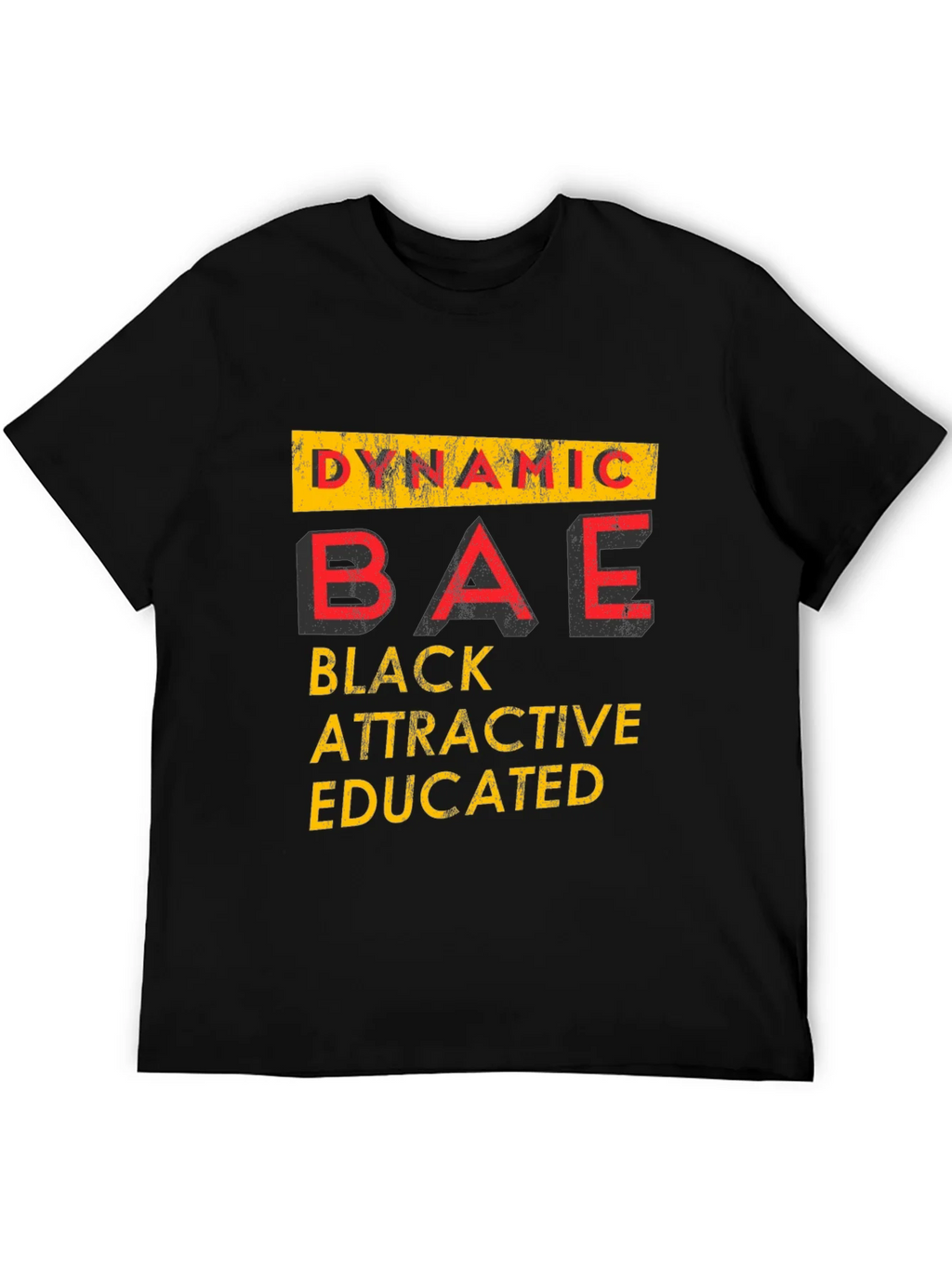Dynamic BAE Graphic Tee - Black Attractive Educated product image 5