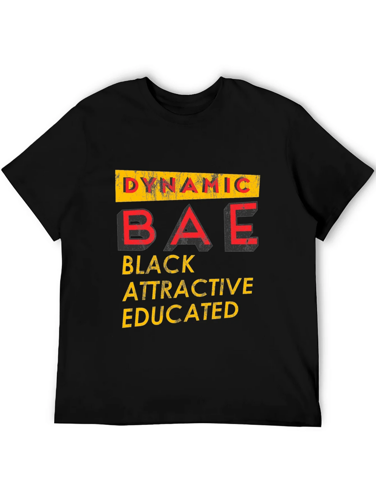 Dynamic BAE Graphic Tee - Black Attractive Educated product image 5