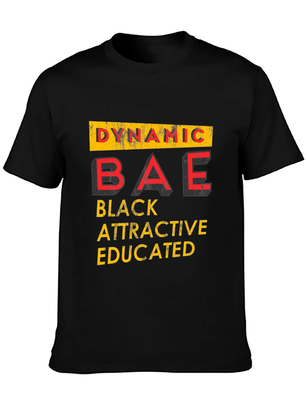 Dynamic BAE Graphic Tee - Black Attractive Educated product image 3