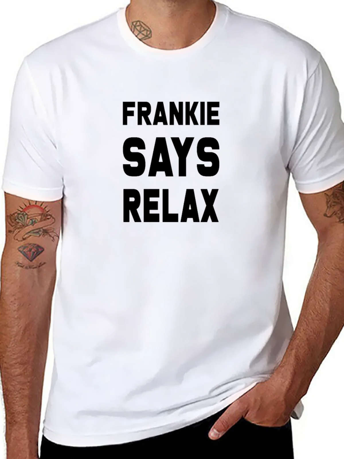 Frankie Says Relax Graphic Tee - Classic Slogan T-Shirt product image 5