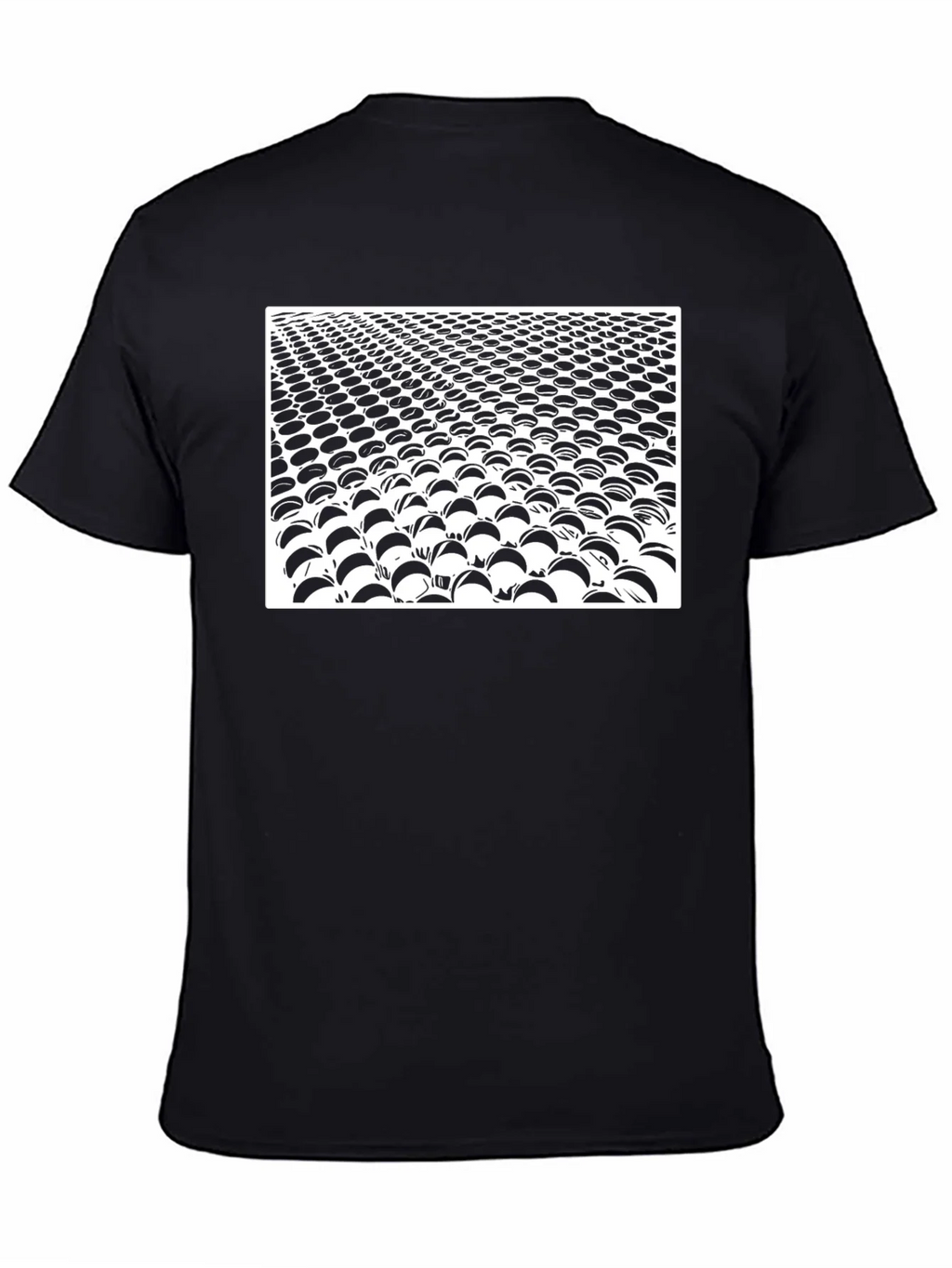 Abstract Black Crew Neck T-Shirt product image 4