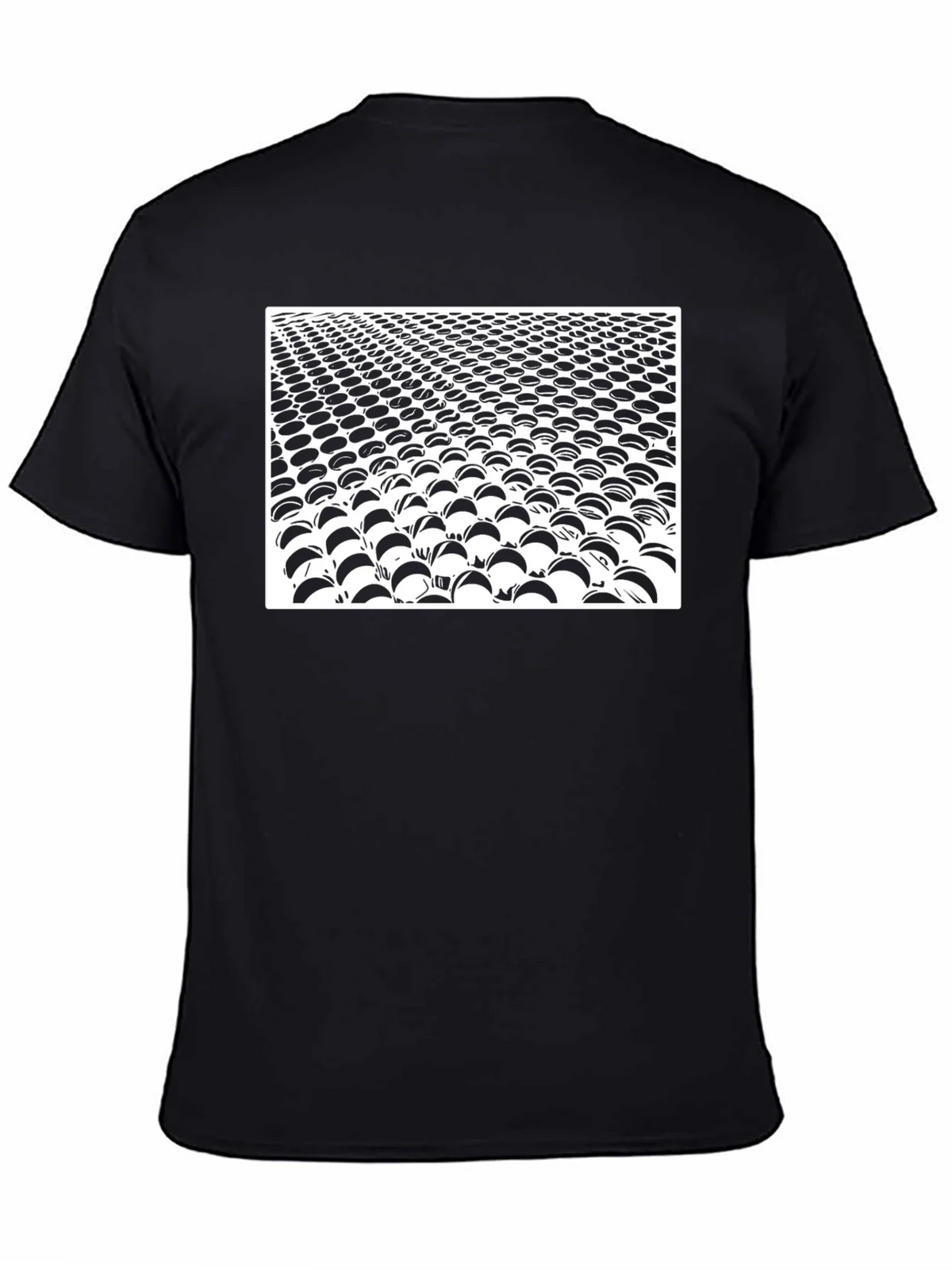 Abstract Black Crew Neck T-Shirt product image 4