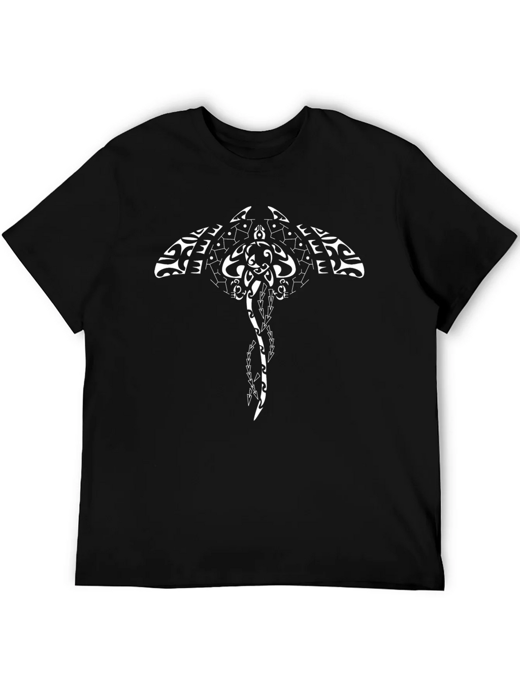 Tribal Ray Graphic Tee - Stylish Black T-Shirt product image 5