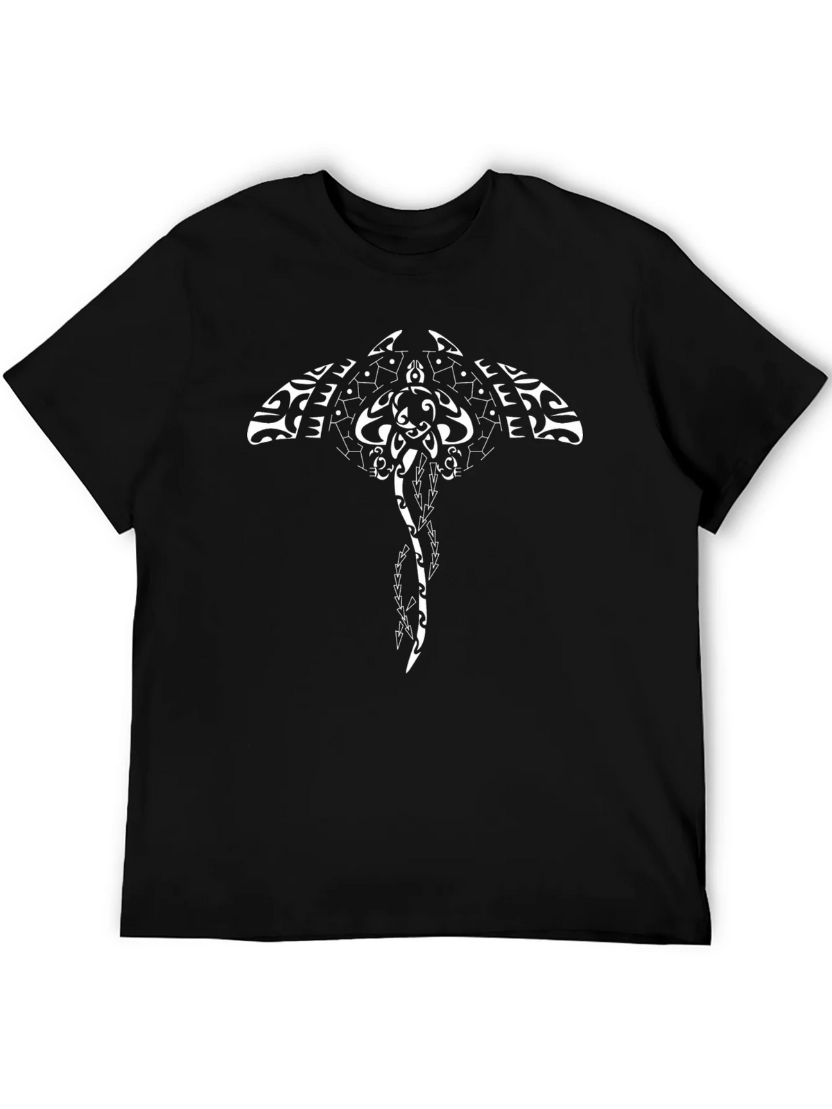 Tribal Ray Graphic Tee - Stylish Black T-Shirt product image 5