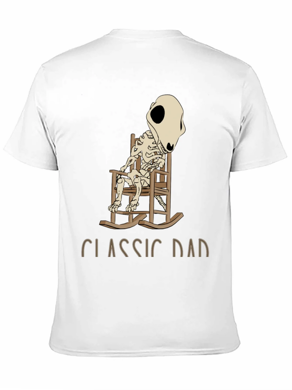 Classic Dad Skeleton Rocking Chair T-Shirt product image 10