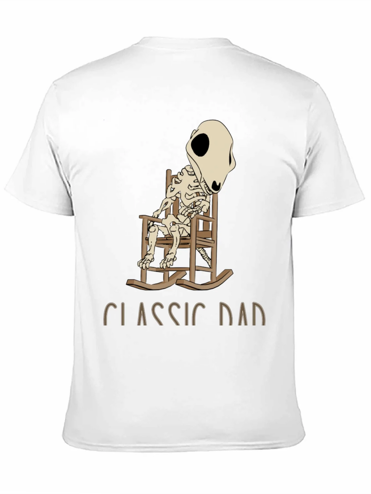 Classic Dad Skeleton Rocking Chair T-Shirt product image 10