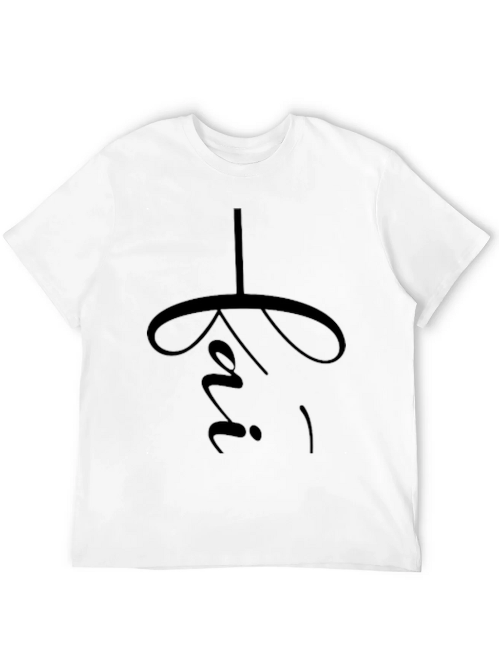 Minimalist Black T-Shirt with Religious Symbol product image 11