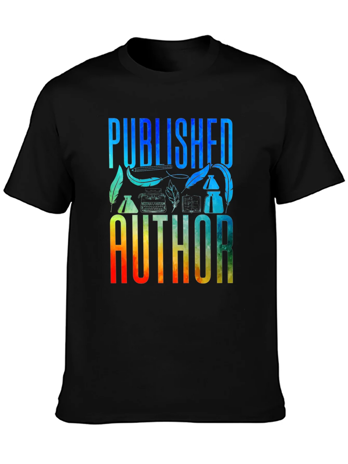 Published Author Graphic T-Shirt - Black product image 2