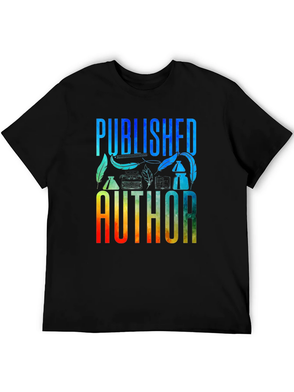 Published Author Graphic T-Shirt - Black product image 4