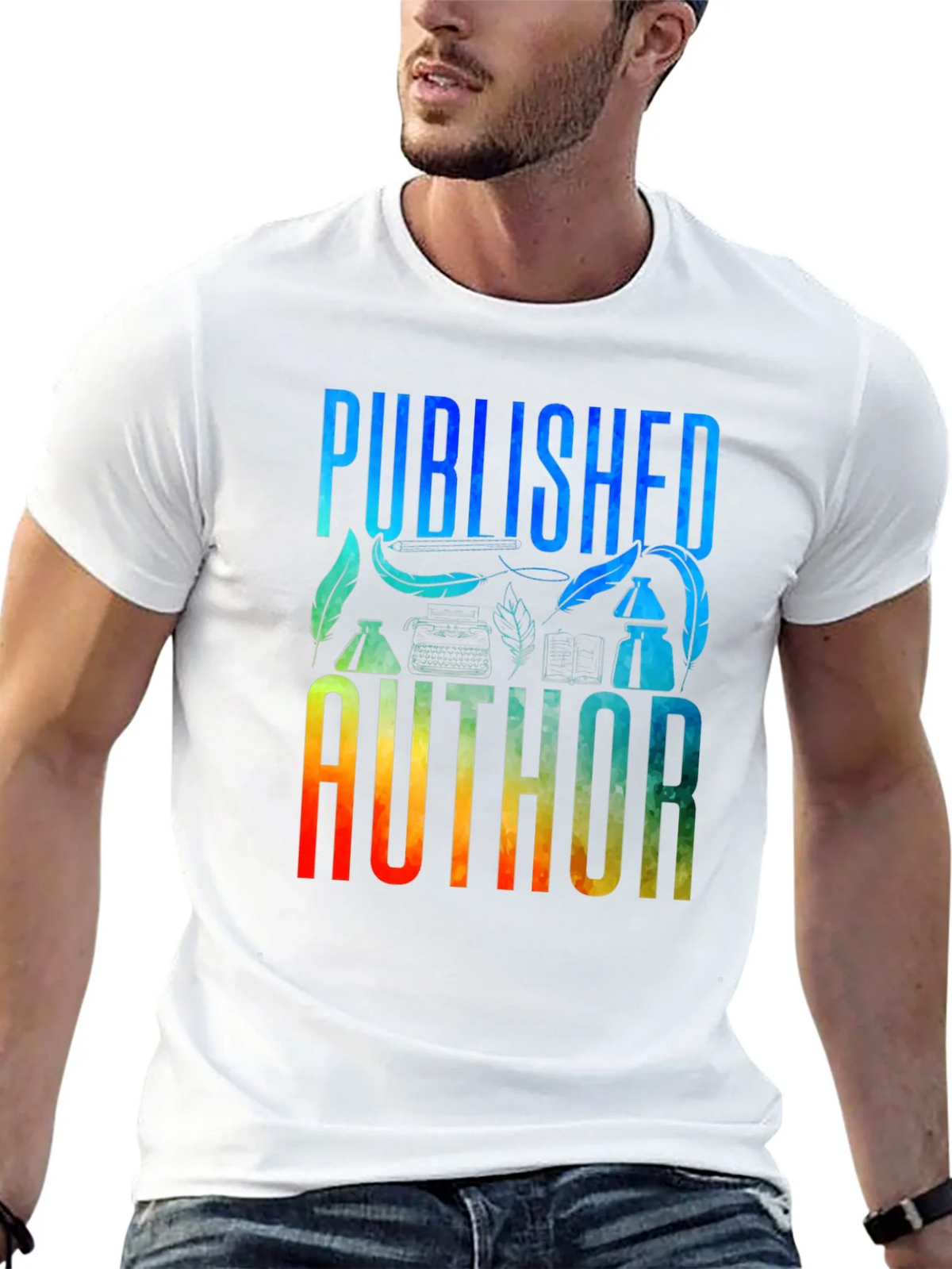 Published Author Graphic T-Shirt - Black product image 10