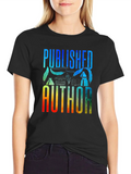 Published Author Graphic T-Shirt - Black product image 1