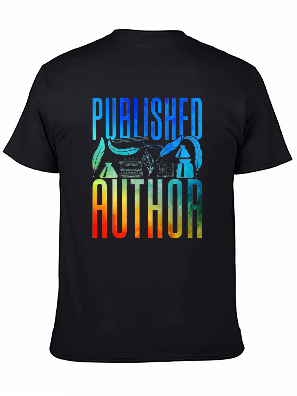 Published Author Graphic T-Shirt - Black product image 3