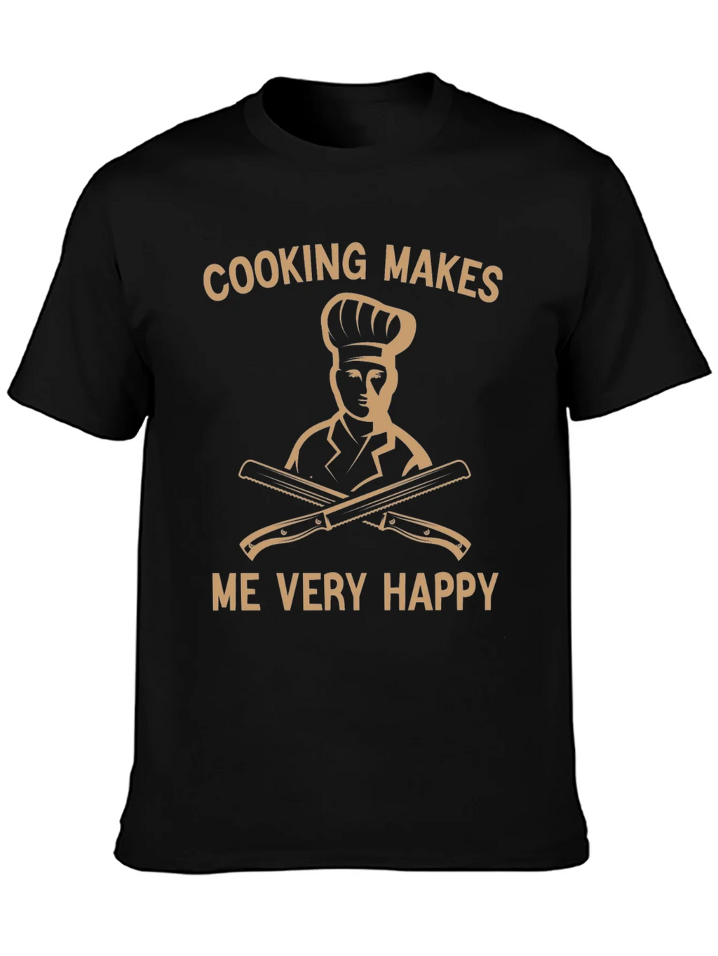Cooking Makes Me Happy T-Shirt product image 3
