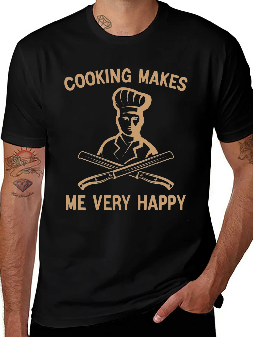 Cooking Makes Me Happy T-Shirt product image 1