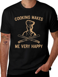 Cooking Makes Me Happy T-Shirt product image 1