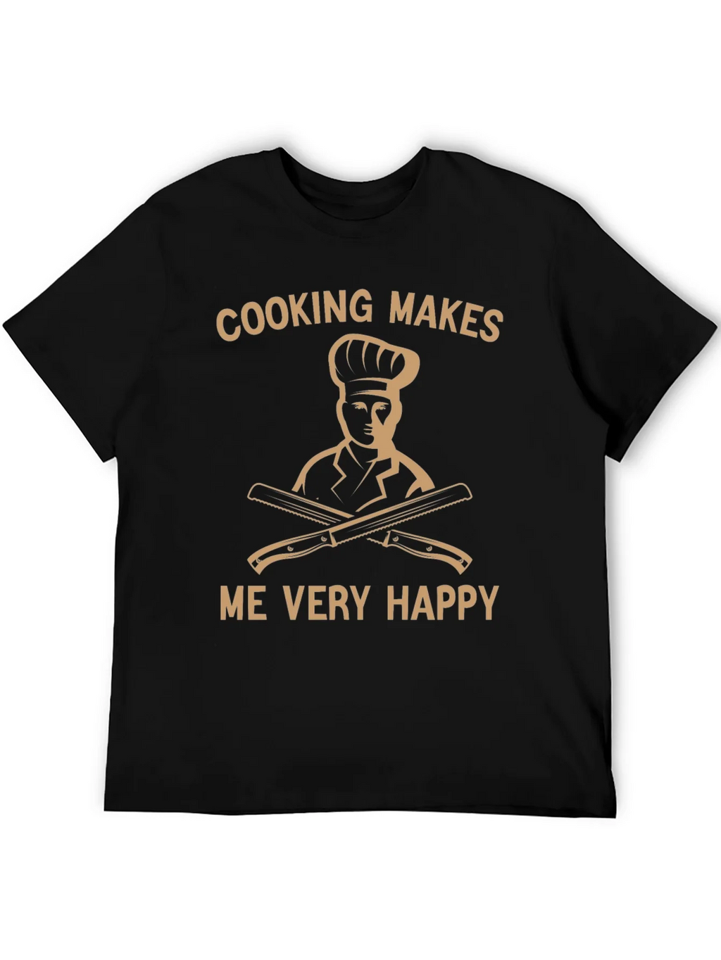 Cooking Makes Me Happy T-Shirt product image 5