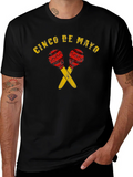 Cinco de Mayo Maracas T-Shirt - Mens Graphic Tee product image 1