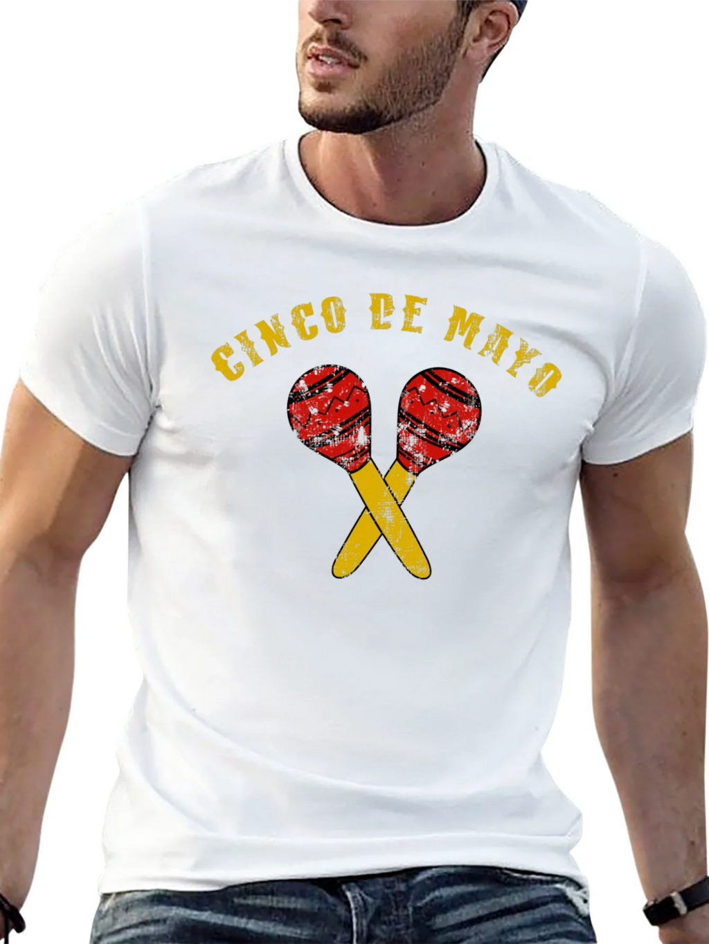 Cinco de Mayo Maracas T-Shirt - Mens Graphic Tee product image 12