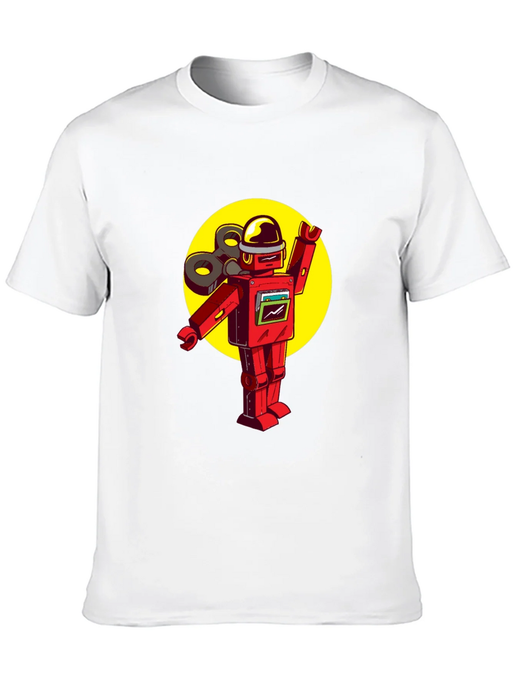 Retro Robot T-Shirt - Classic Toy Design product image 3