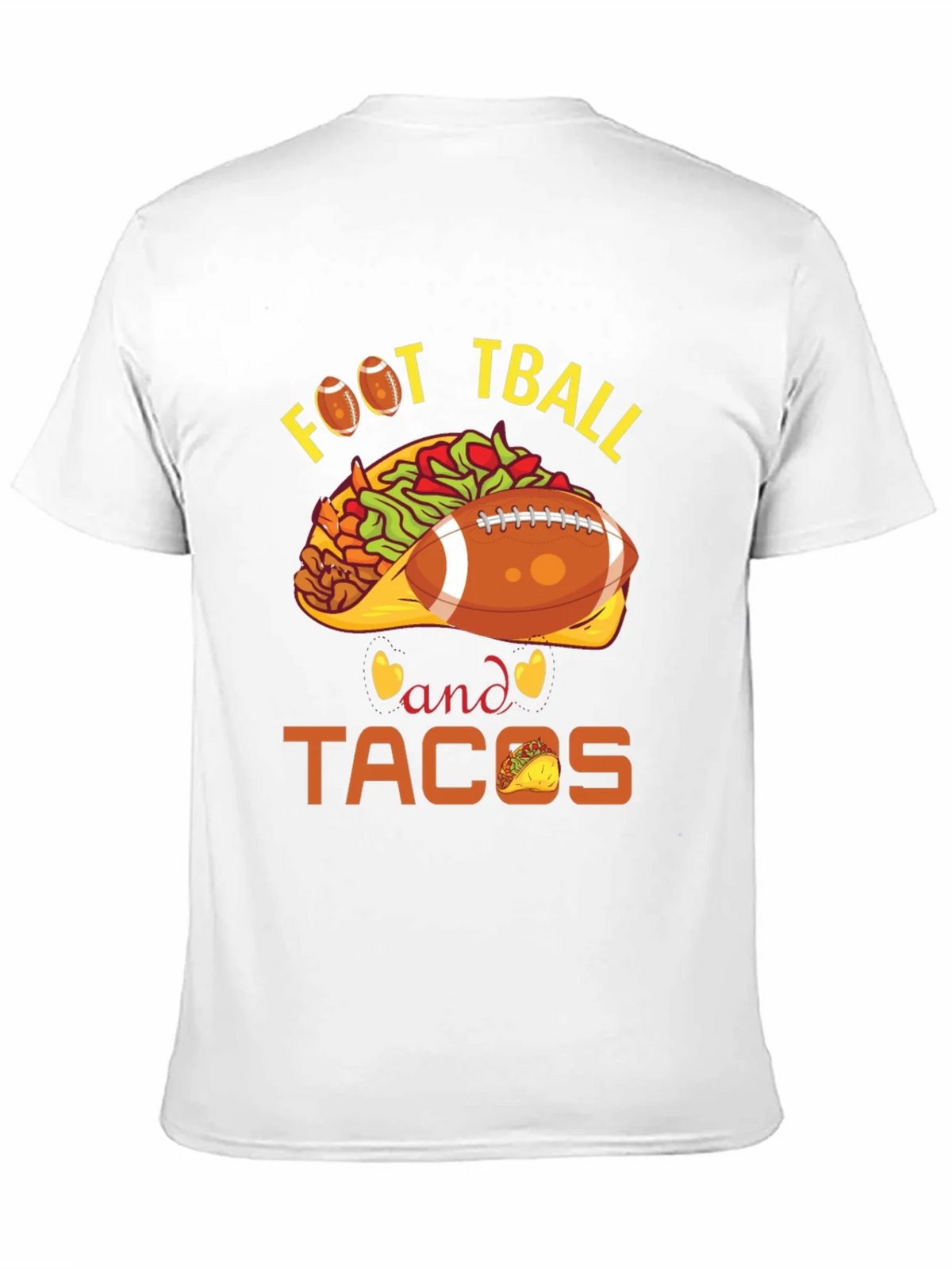 Football and Tacos Graphic Tee product image 10
