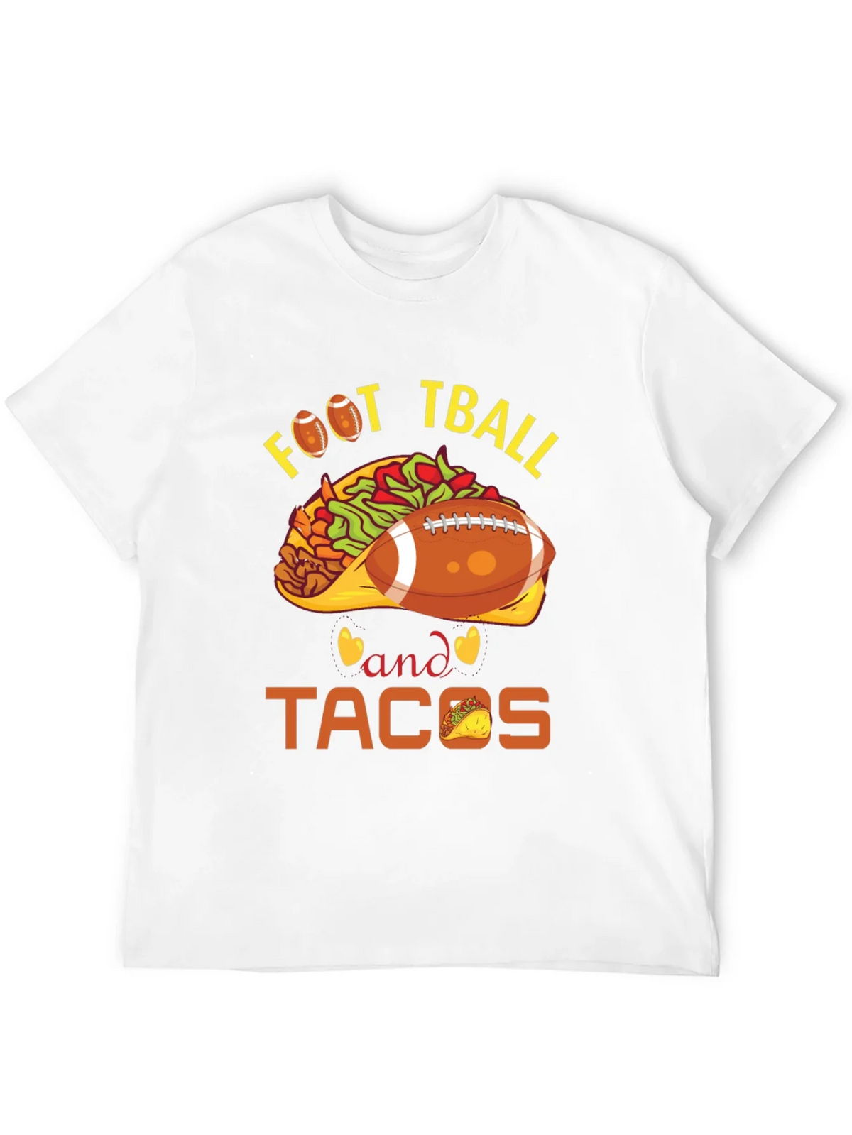 Football and Tacos Graphic Tee product image 11