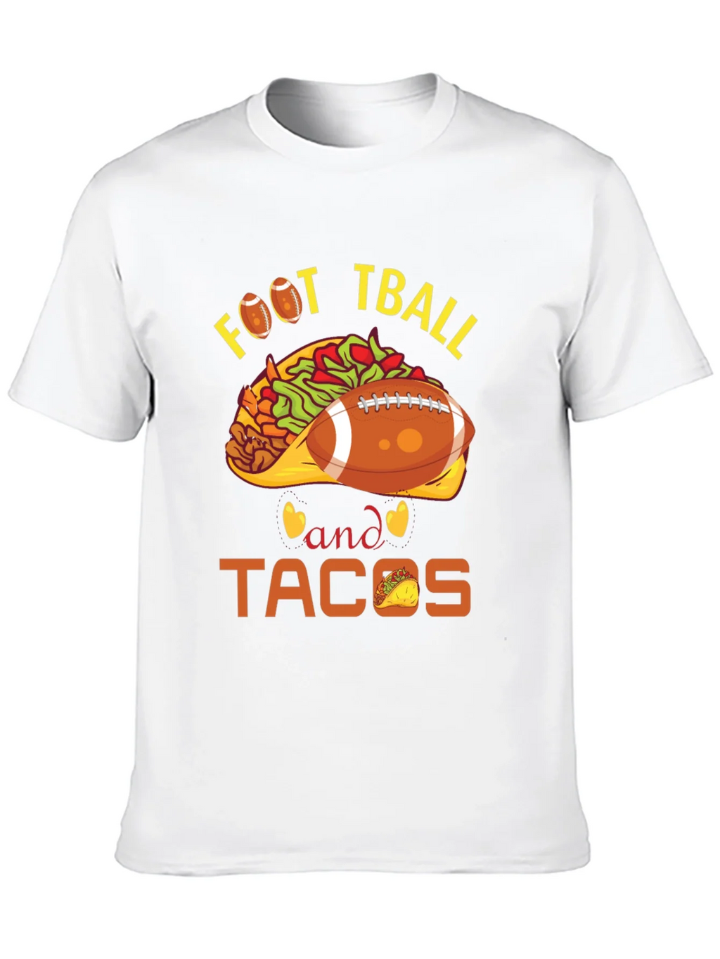 Football and Tacos Graphic Tee product image 9