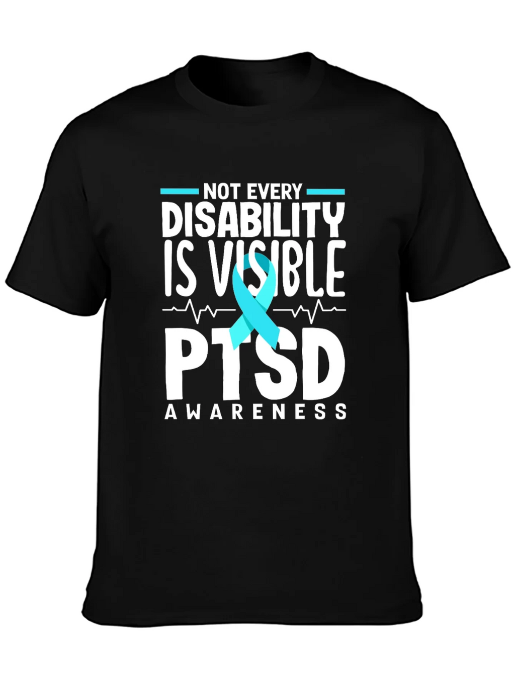 PTSD Awareness T-Shirt: Not Every Disability is Visible product image 3