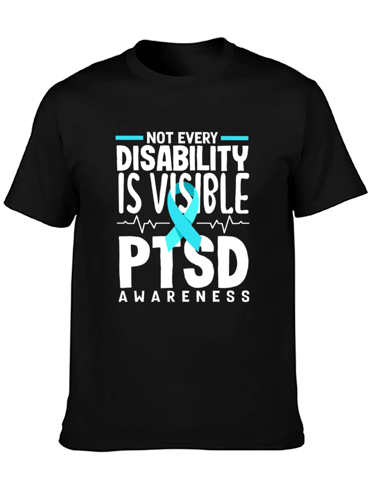 PTSD Awareness T-Shirt: Not Every Disability is Visible product image 3