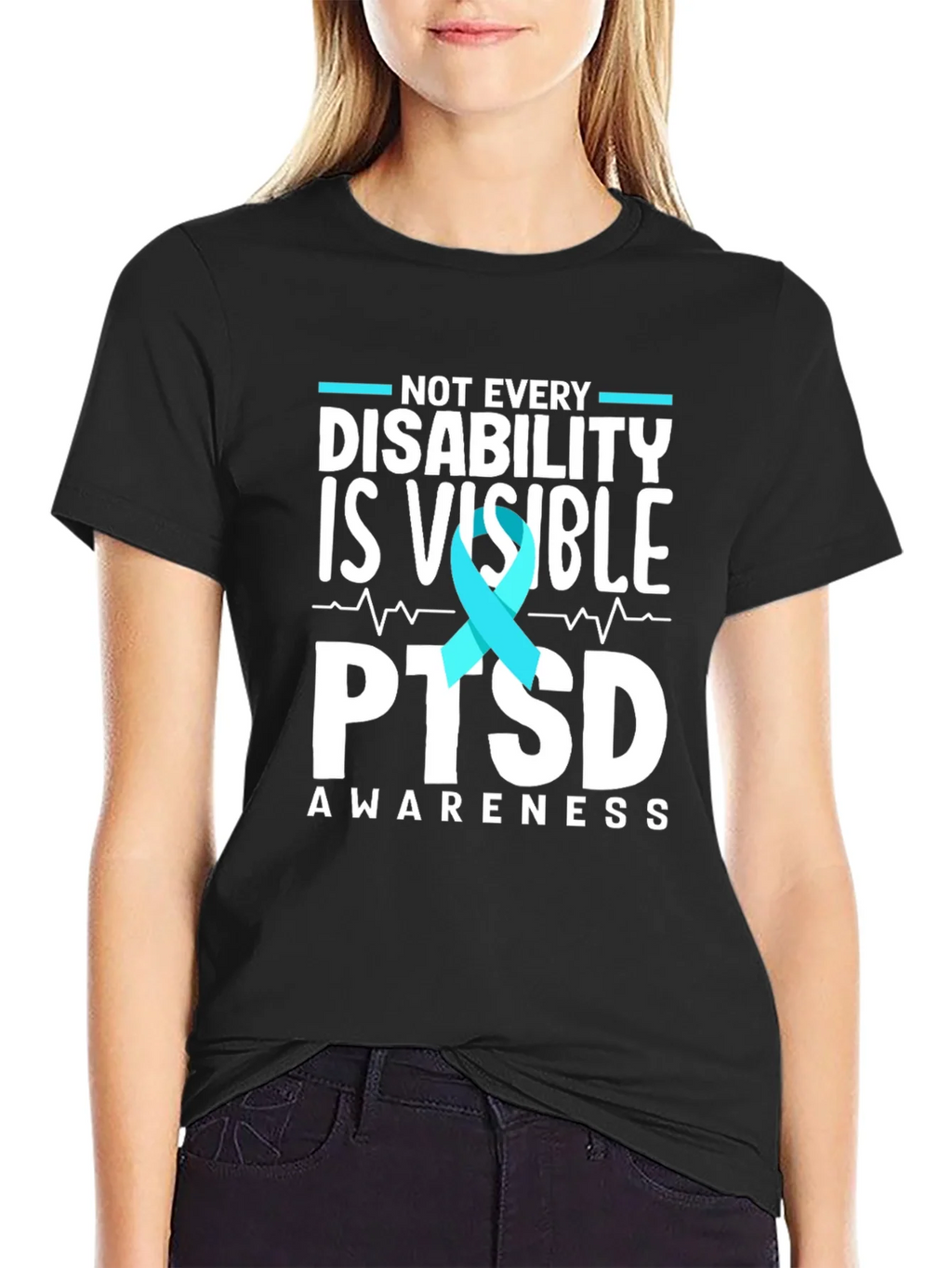 PTSD Awareness T-Shirt: Not Every Disability is Visible product image 2