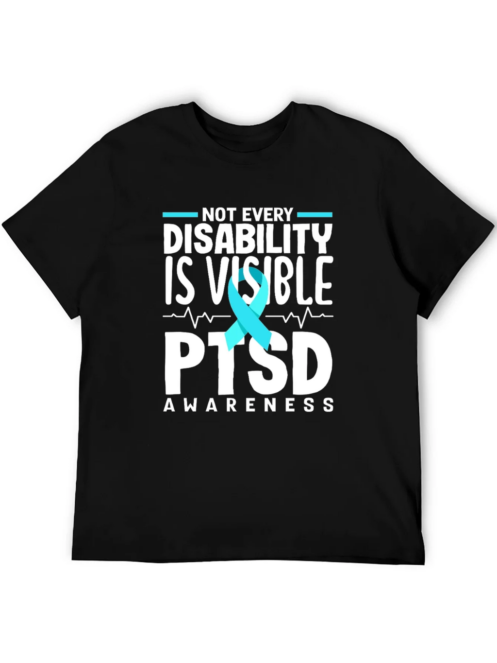 PTSD Awareness T-Shirt: Not Every Disability is Visible product image 4