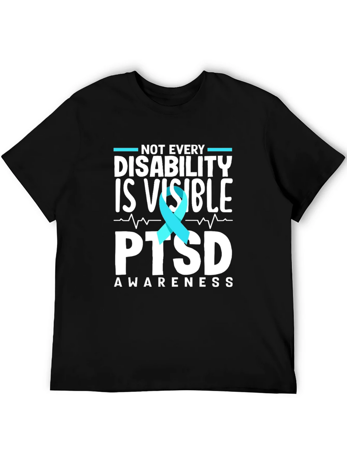PTSD Awareness T-Shirt: Not Every Disability is Visible product image 4