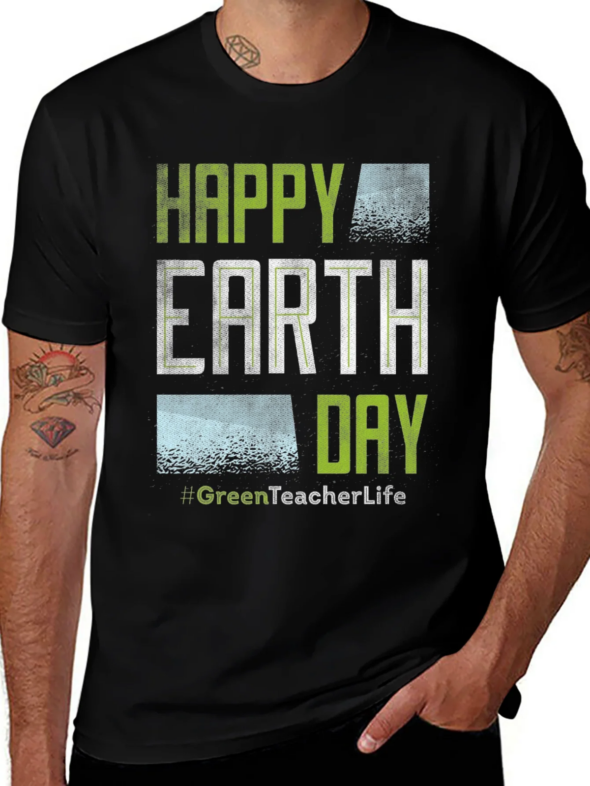 Happy Earth Day GreenTeacherLife T-Shirt product image 1