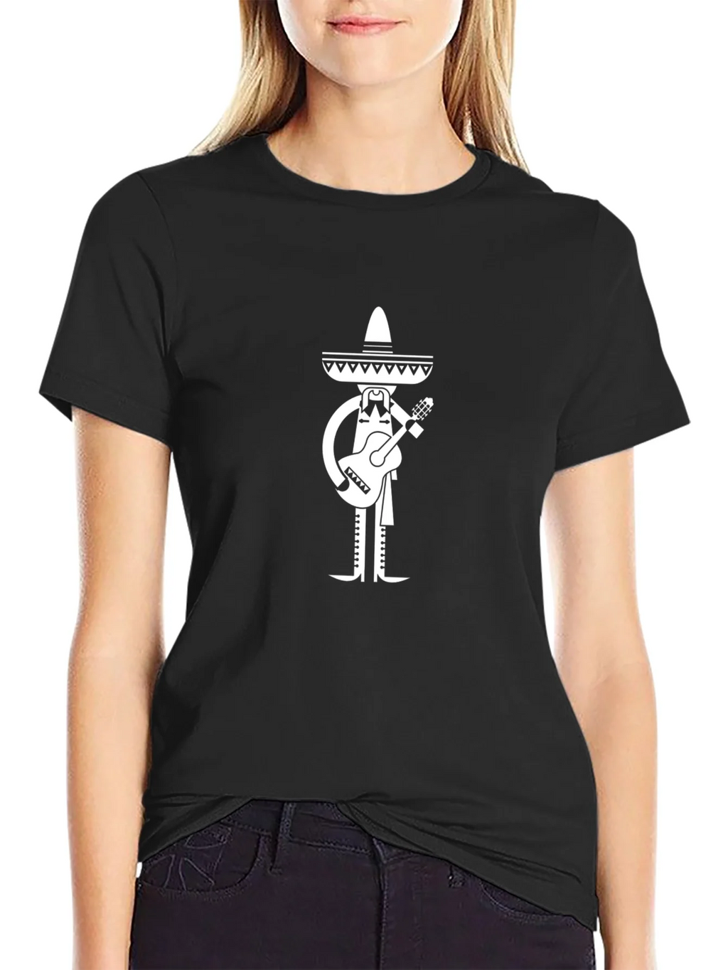 Mariachi Guitar Player Graphic Tee product image 2