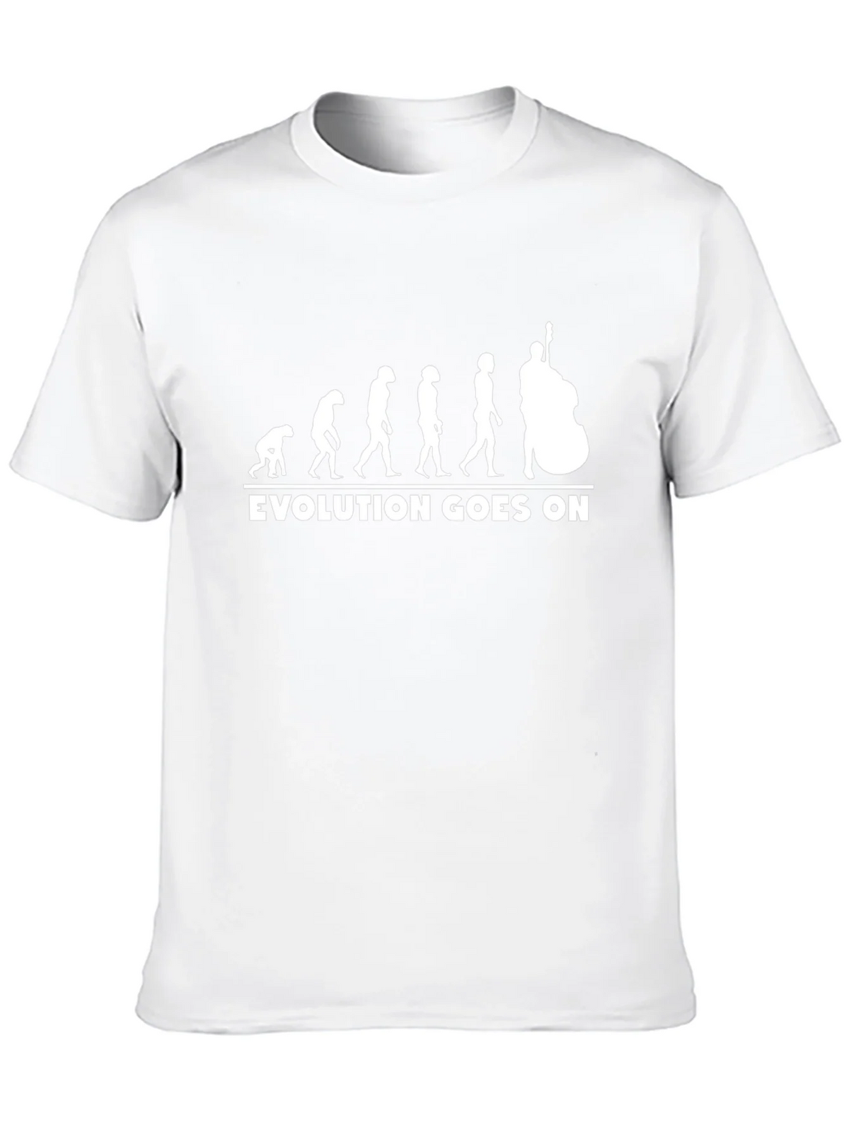 Evolution of Bass Player T-Shirt - Black Cotton Tee product image 9