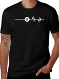 Bitcoin Heartbeat T-Shirt - Crypto Lover Tee product image 1