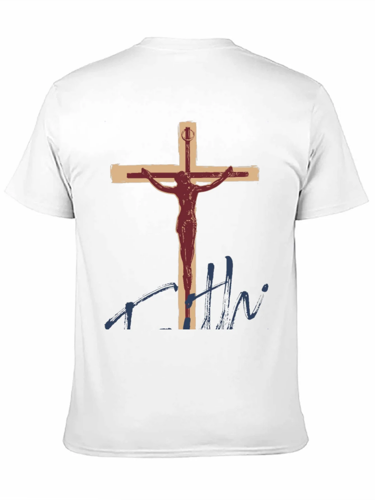 Crucifix Graphic T-Shirt - Religious Art Tee product image 1
