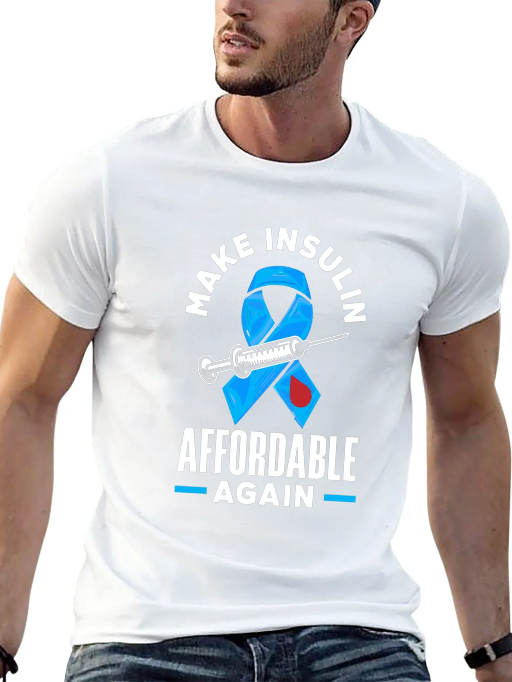 Make Insulin Affordable Again Awareness T-Shirt product image 12