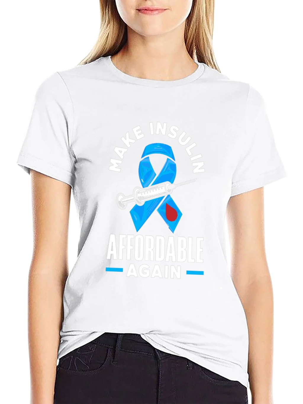 Make Insulin Affordable Again Awareness T-Shirt product image 8