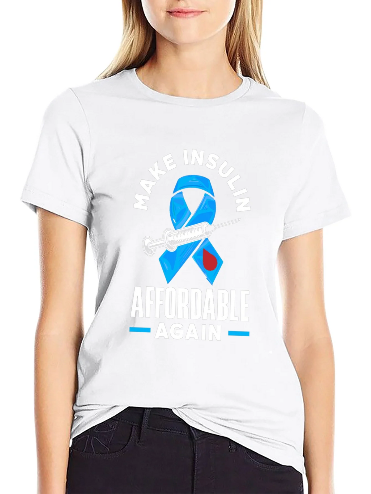 Make Insulin Affordable Again Awareness T-Shirt product image 8