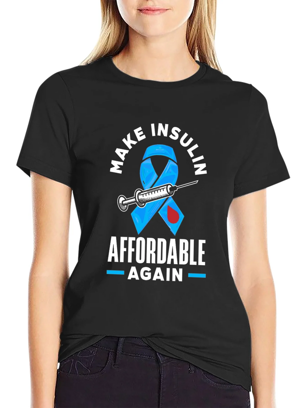 Make Insulin Affordable Again Awareness T-Shirt product image 2