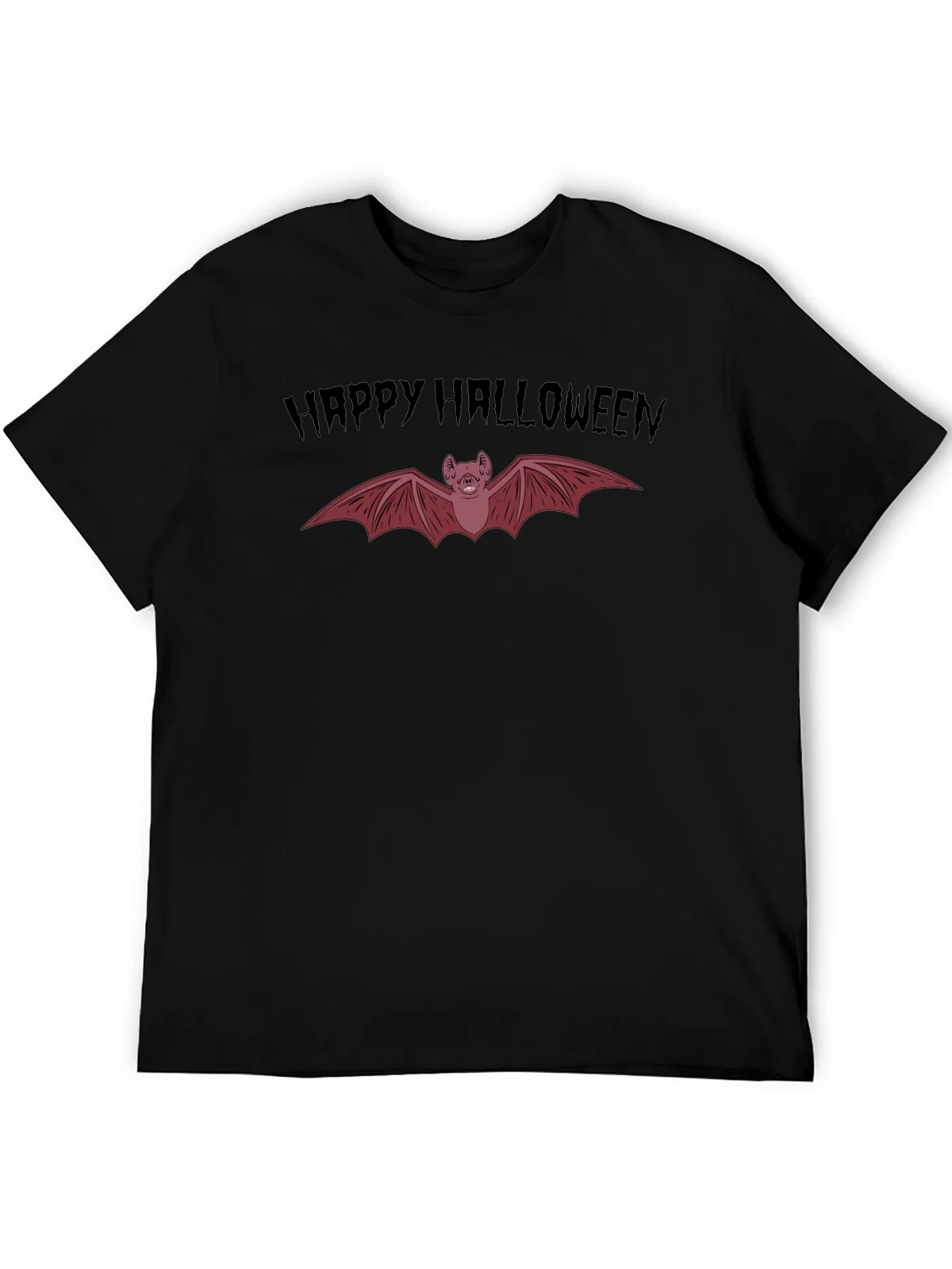 Happy Halloween Bat Graphic Tee - Spooky Season Shirt product image 5