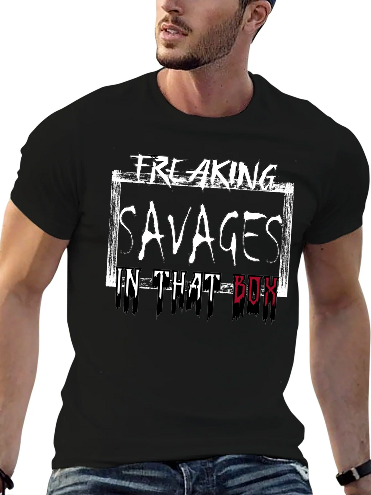 Freaking Savages in That Box T-Shirt product image 6