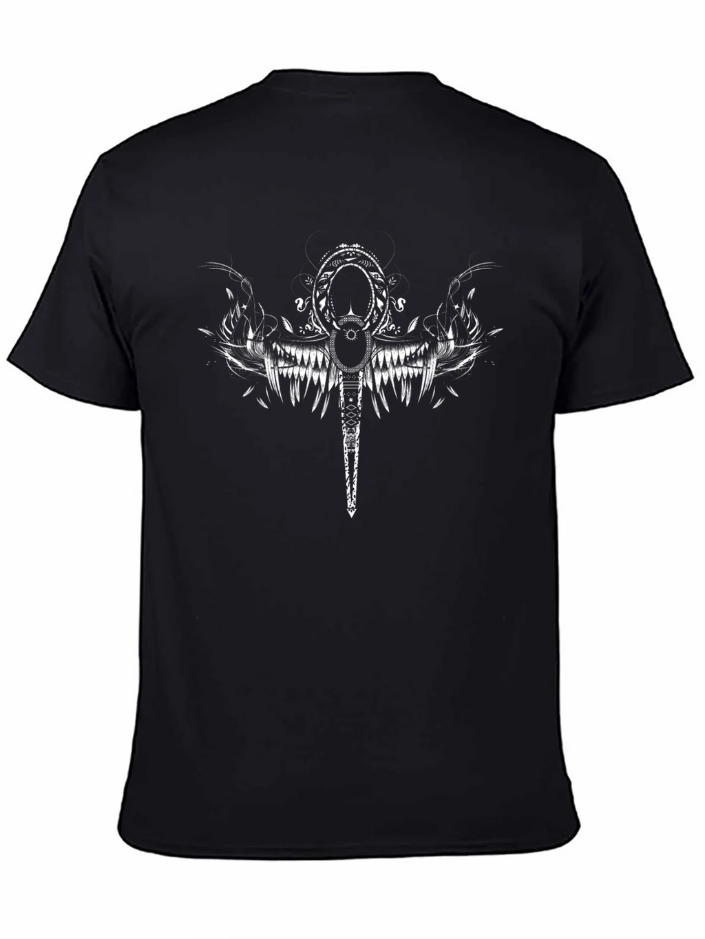 Edgy Ankh Graphic Tee - Dark Aesthetic Shirt product image 4