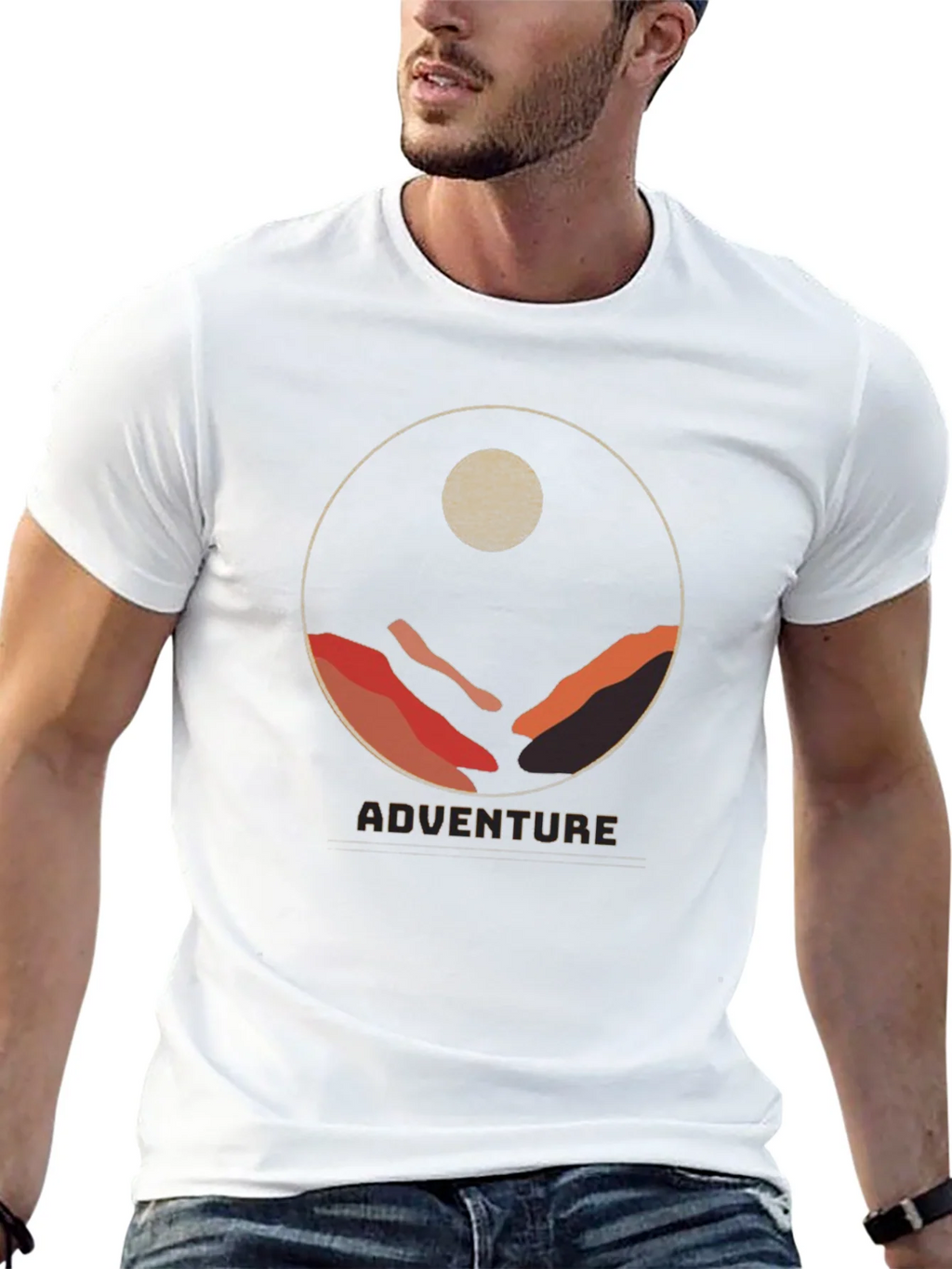 Adventure Graphic Tee - Mountain Circle Design product image 11