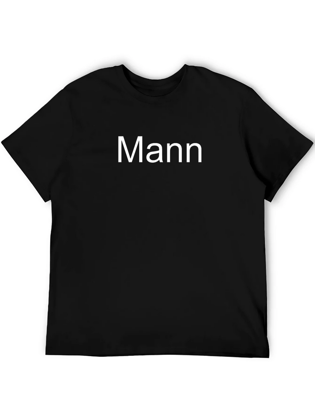 Mann Tee - Classic Black Cotton T-Shirt product image 5