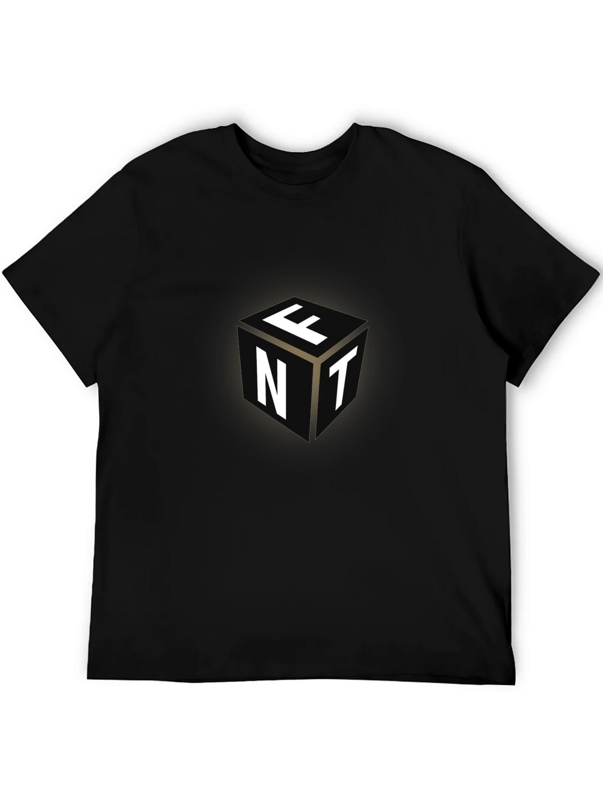 Cube Letter Graphic Black Tee product image 5