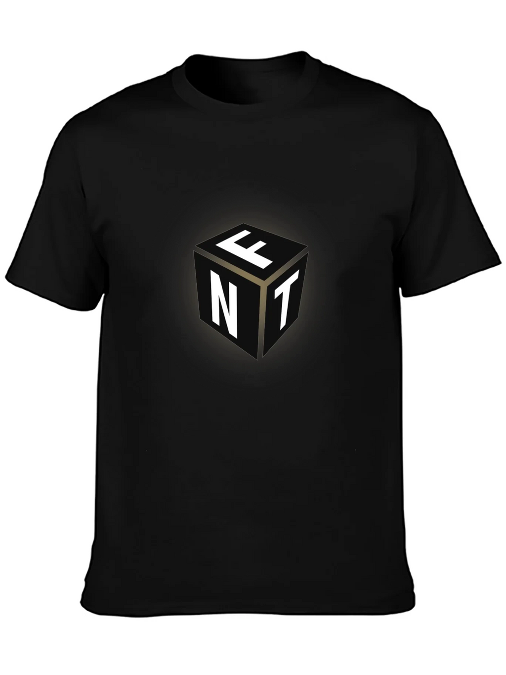 Cube Letter Graphic Black Tee product image 3