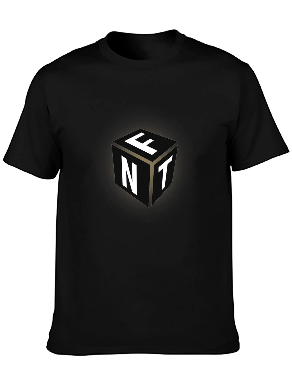 Cube Letter Graphic Black Tee product image 3