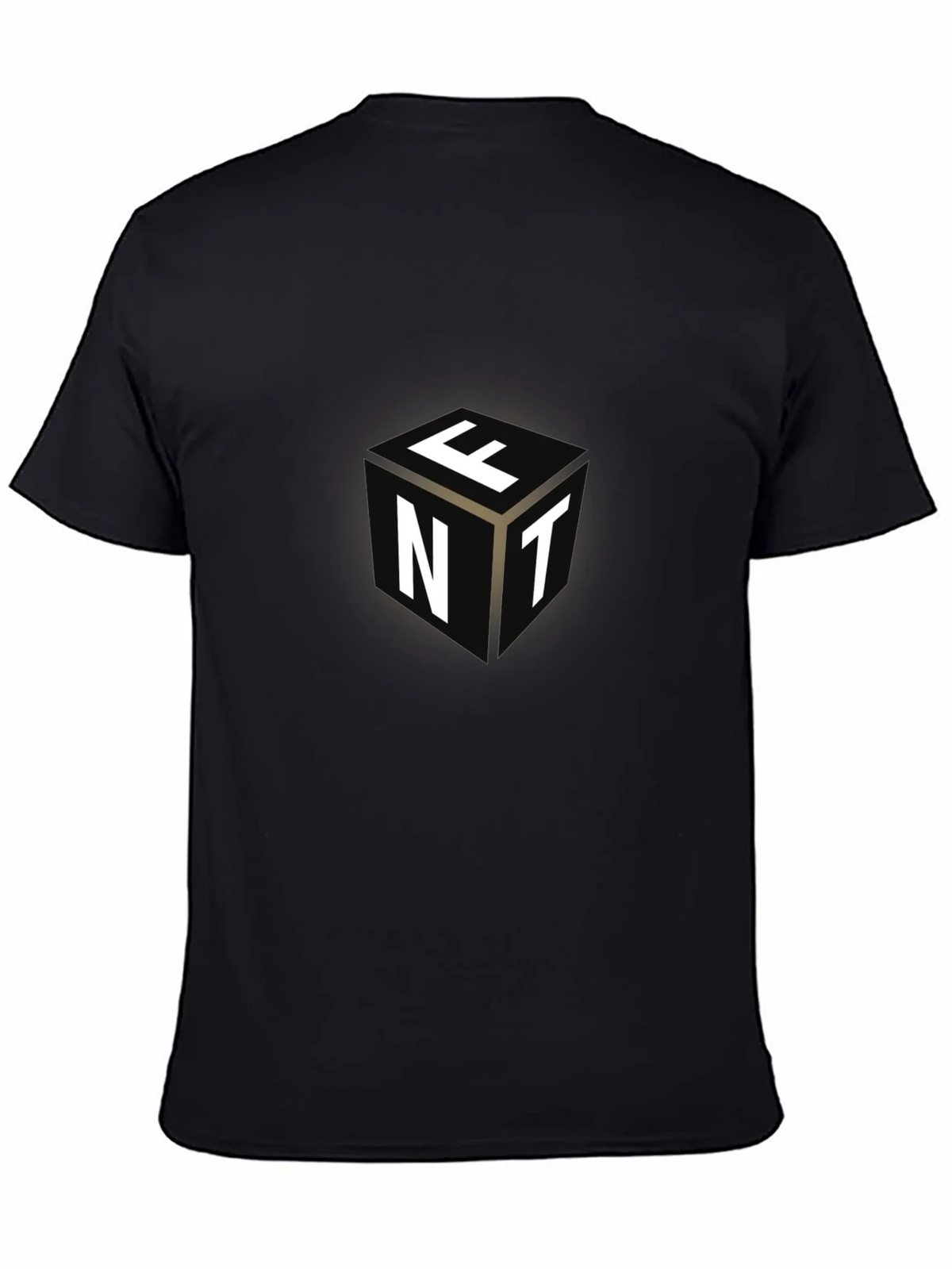 Cube Letter Graphic Black Tee product image 4