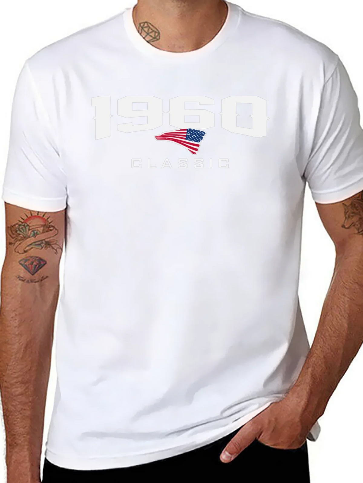 1960 Classic Patriotic T-Shirt product image 3